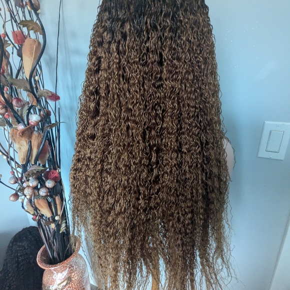 Human hair braided wig - Picture 5 of 6